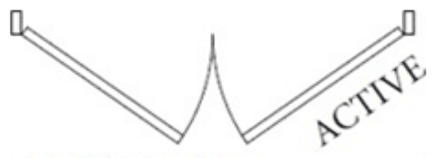 Pair Outswing Doors Diagram